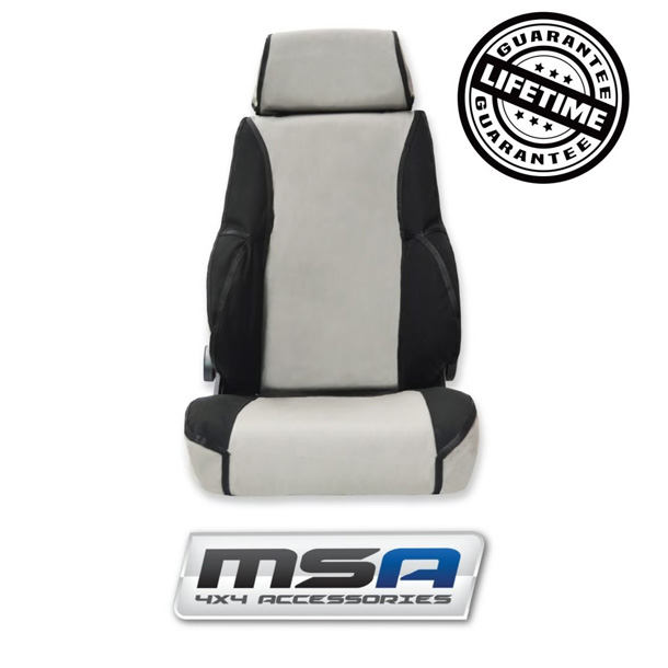 Nissan Navara NP300, Rear MSA Premium Canvas Seat Covers