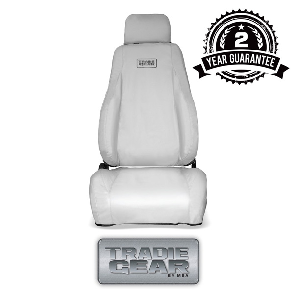 Toyota Landcruiser 200 series, FRONT, MSA 4x4 Tradie Canvas Seat Covers